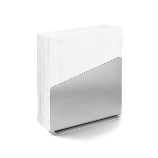 Zack Acio Brushed Stainless Steel Napkin Holder - Premium German Design
