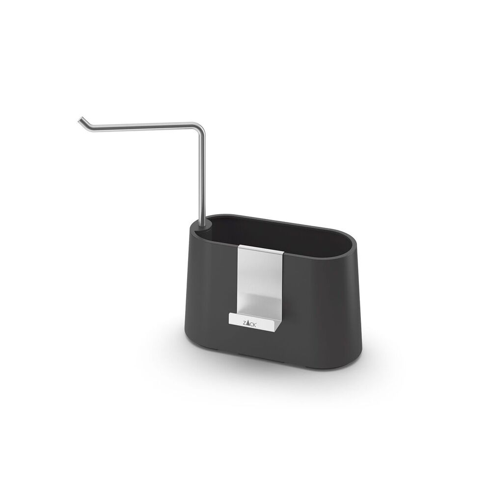 Zack Mavos Premium Brushed Stainless Steel Sink Organiser with 360° Drying Bar - Award-Winning German Design