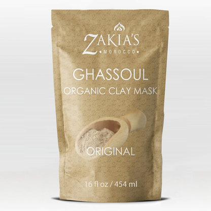 Zakia's Morocco Rhassoul Clay Mask - Organic Facial & Body Clay 1 lb