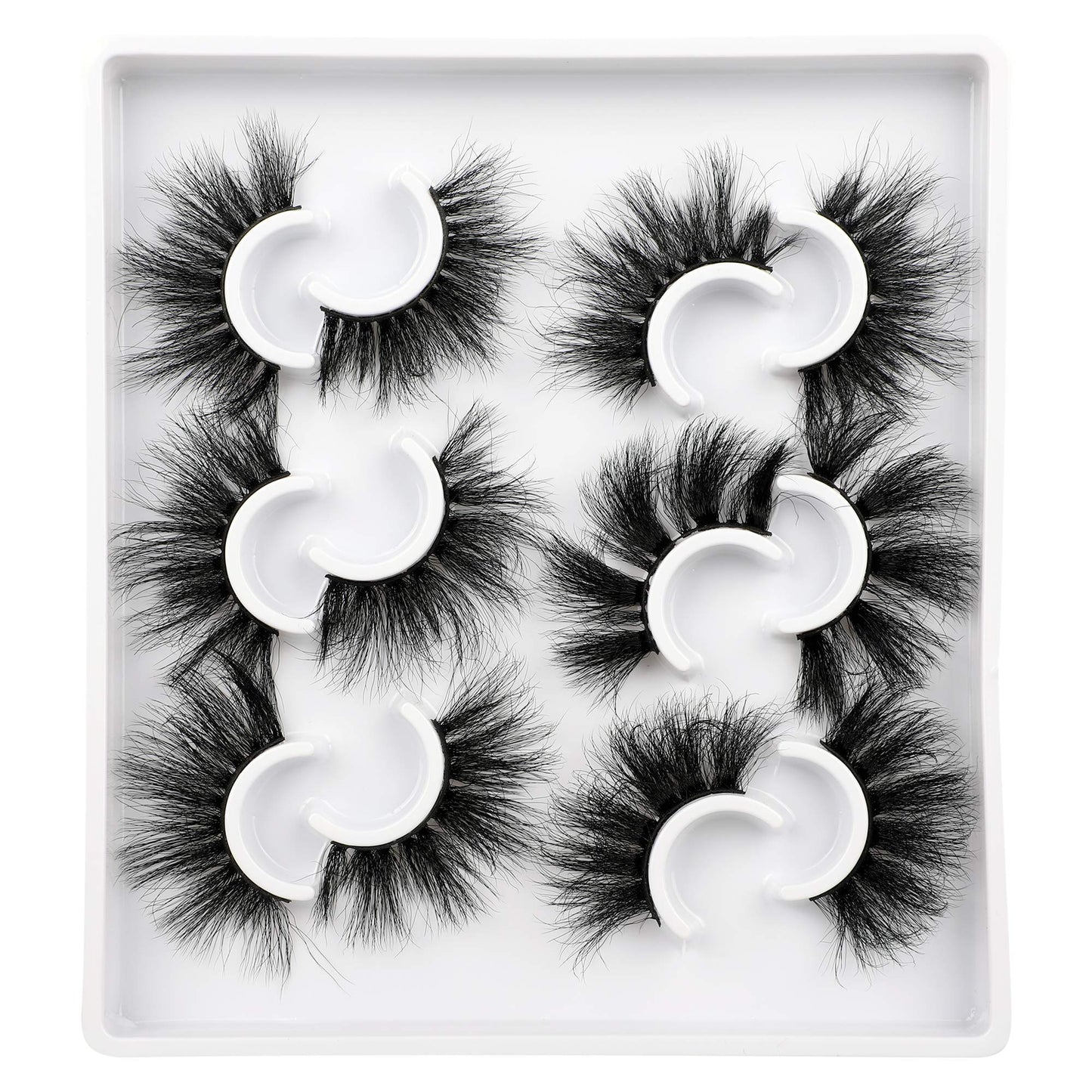 Zanlufly Mink Lashes – Fluffy, Dramatic Long Wispy False Eyelashes (6 Styles, D Curl)