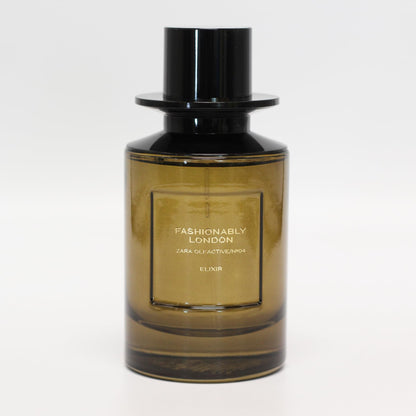 Zara Olfactive Nº04 Fashionably London Elixir Parfum for Men – Peony & Red Musk, Intense Floral Scent (100 ml)