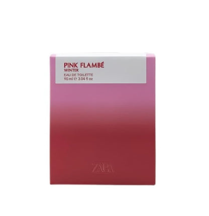 Zara Pink Flambé Winter EDT for Women – 90ml | Warm Floral Scent with Pear, Freesia, Violet & Rose