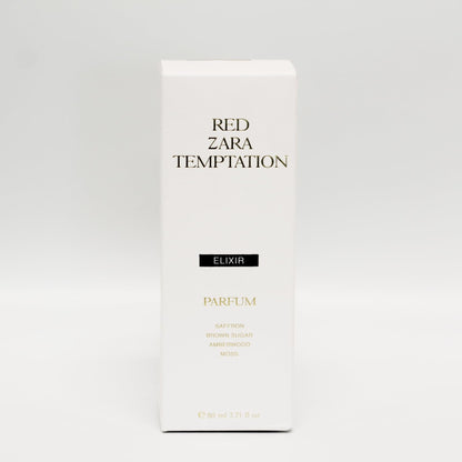 Zara Red Temptation Elixir Parfum for Women – EDP Spray 80ml | Elegant, Long-Lasting Scent