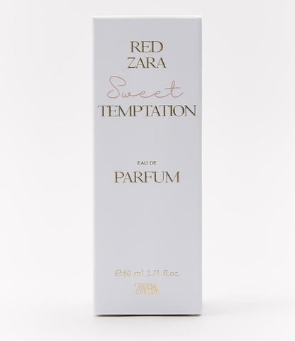 Zara Red Temptation Sweet EDP for Women – 80 ml | Vanilla + Tonka Bean Scent