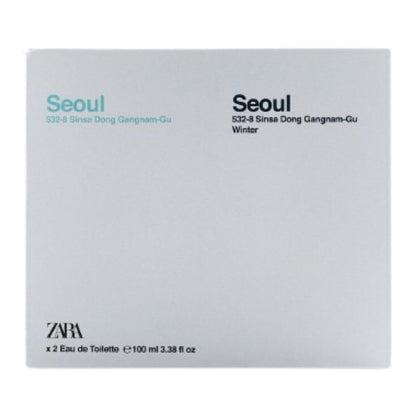 Zara Seoul + Seoul Winter EDT 2x100ml – Fresh & Sporty Men’s Fragrance Duo
