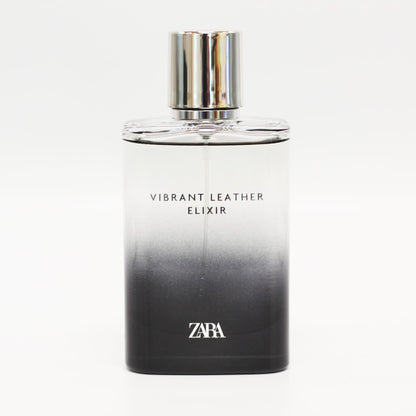 Zara Vibrant Leather Elixir EDP for Men – Intense, Long-Lasting Bergamot, Leather, Patchouli & Papyrus 100ml
