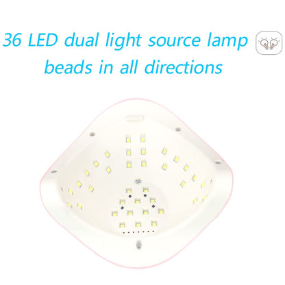 ZDAYOZ Curing Nail Lamp 80W/110W – Quick-Drying UV Gel Nail Lamp (Pink)