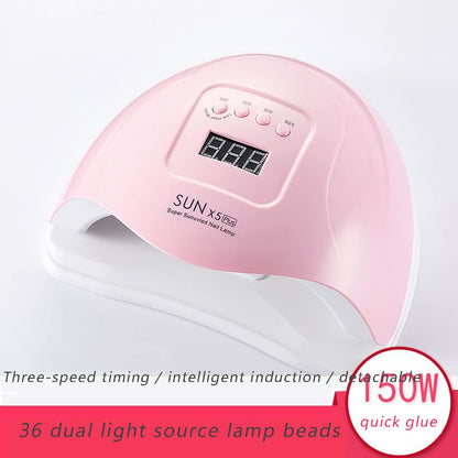 ZDAYOZ Curing Nail Lamp 80W/110W – Quick-Drying UV Gel Nail Lamp (Pink)