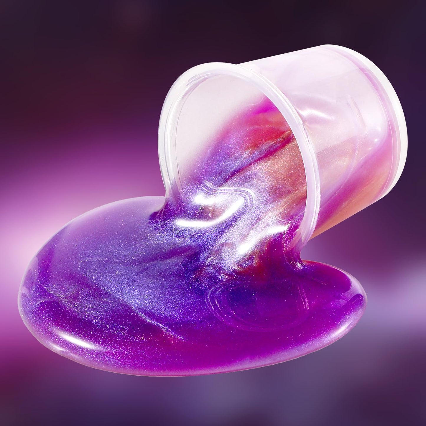 ZDTHNSIAT Galaxy Slime Putty 24-Pack – Non-Sticky Fidget Toy for Kids