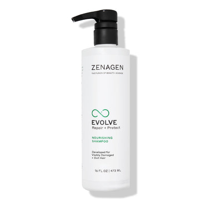 Zenagen Evolve Repair + Protect Nourishing Shampoo (Unisex) – Strengthen & Protect Hair, Plant-Based, Color-Safe, 473 mL