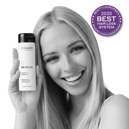 ZENAGEN Revolve Women Trio Kit – Shampoo, Conditioner & Densifying Serum for Fine Hair
