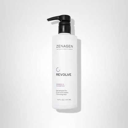 Zenagen Revolve Women's Thickening Shampoo | Fuller-Looking Hair, Plant-Based
