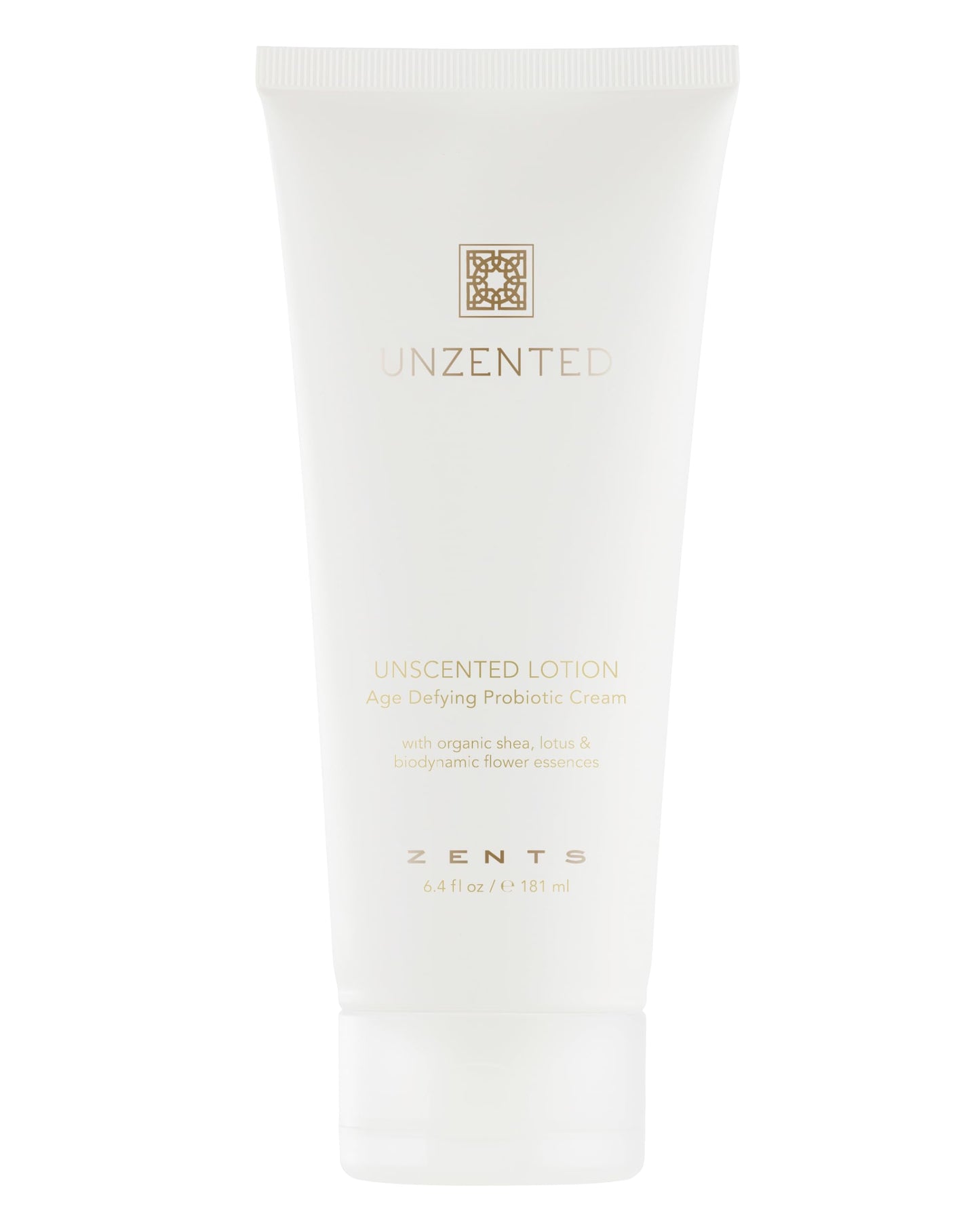 Zents Age-Defying Probiotic Body & Hand Lotion (Fragrance-Free) – Hyaluronic Acid & Organic Shea Butter | 6.4 fl oz