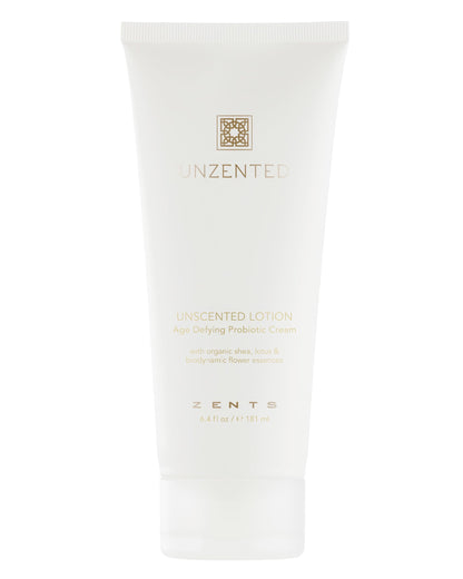 Zents Age-Defying Probiotic Body & Hand Lotion (Fragrance-Free) – Hyaluronic Acid & Organic Shea Butter | 6.4 fl oz