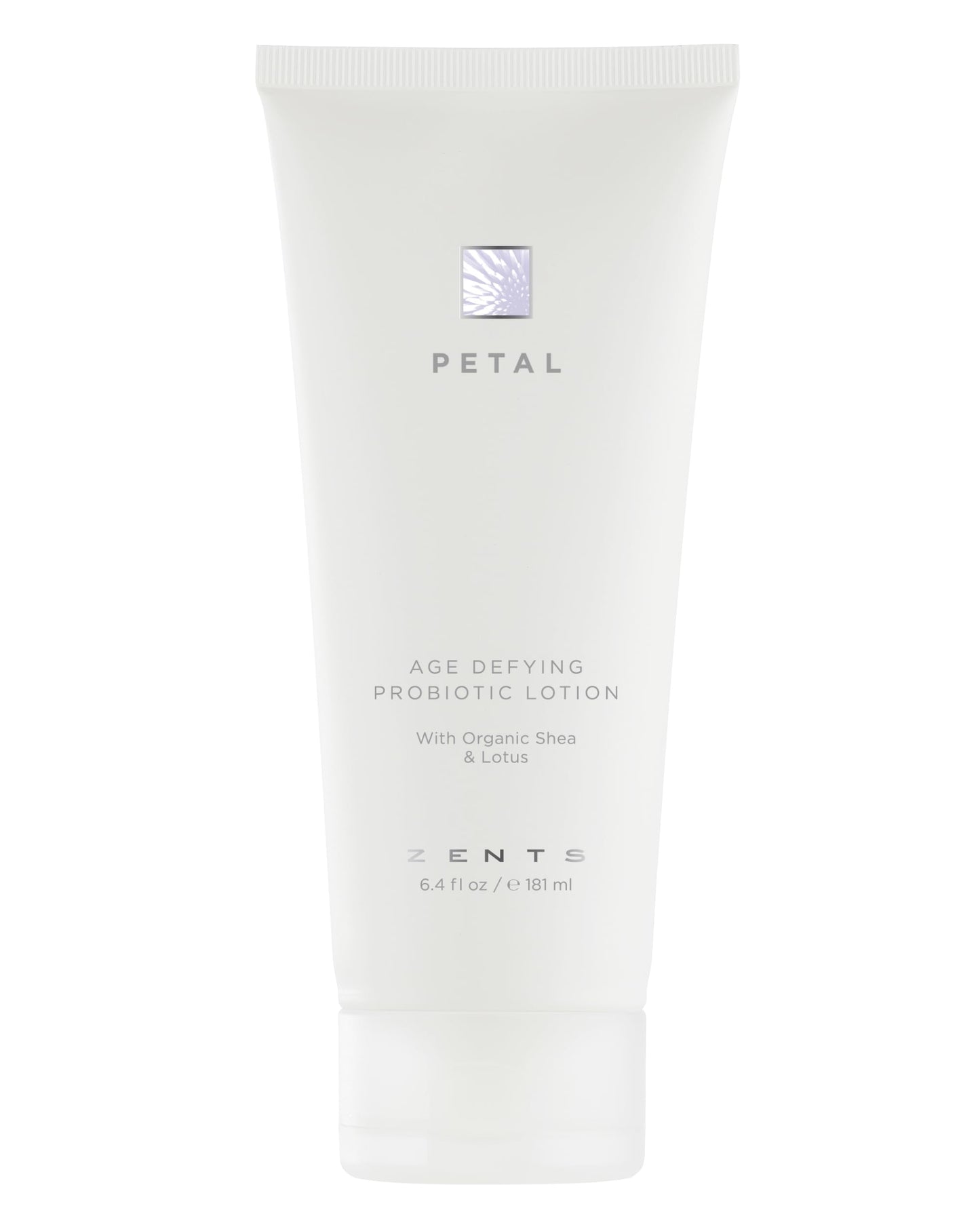 Zents Age-Defying Probiotic Body and Hand Lotion (Petal) | Hyaluronic Acid and Organic Shea Butter | 6.4 fl oz
