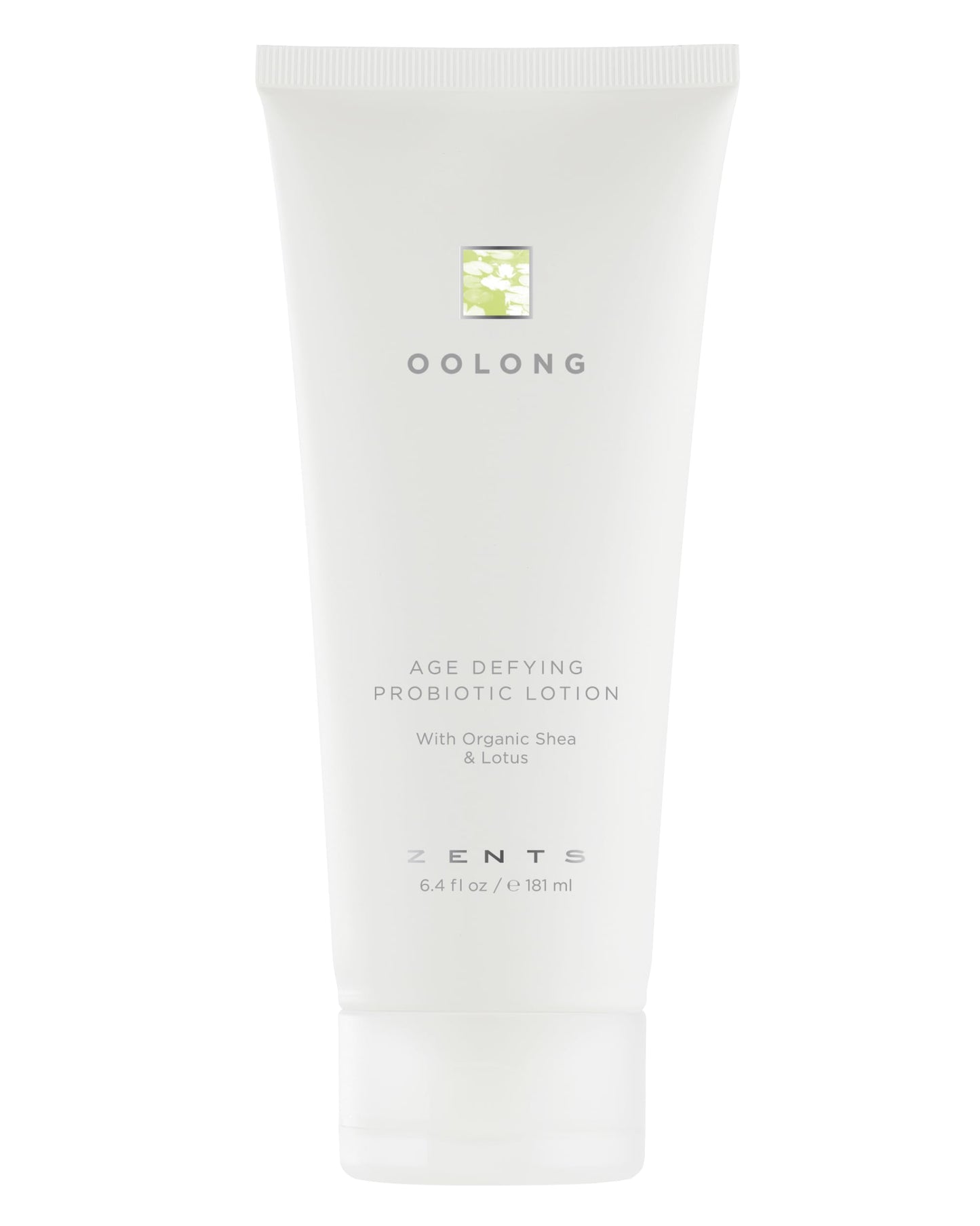 Zents Age-Defying Probiotic Lotion Oolong | Hyaluronic Acid & Organic Shea Butter | 6.4 oz