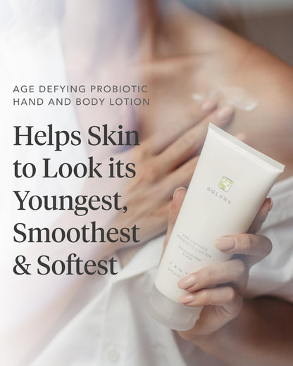Zents Age-Defying Probiotic Lotion Oolong | Hyaluronic Acid & Organic Shea Butter | 6.4 oz