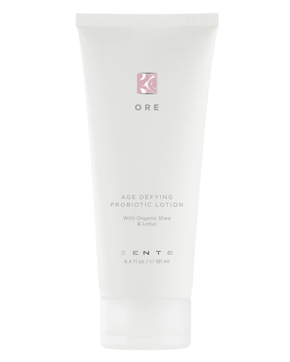 Zents Ore Age-Defying Probiotic Lotion – Hyaluronic Acid + Organic Shea Butter | Ultra Hydration | 6.4 fl oz