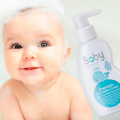 Zermat Hair and Body Shampoo for Babies – Gentle, Irritation-Free Cleansing (5.07 Fl Oz)