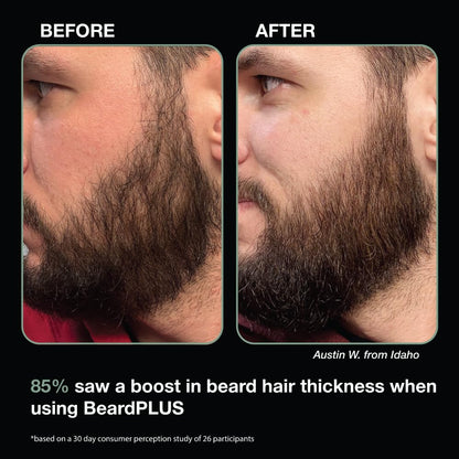 ZEUS BeardPLUS Shampoo for Men – Enhanced Beard Growth, Hydration & Strength | Made in USA (6 oz)