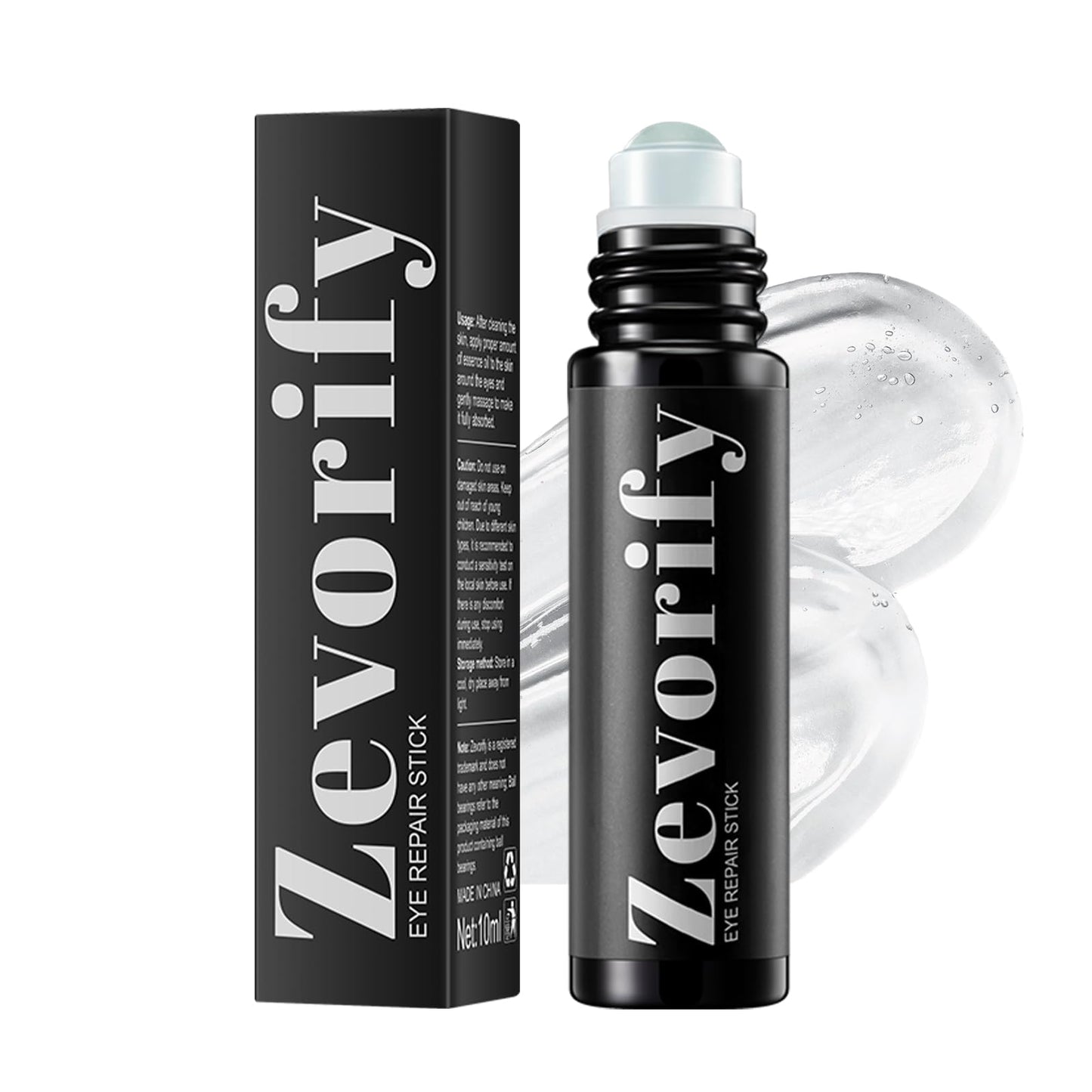 Zevorify Eye Repair Stick for Men | Caffeine Under-Eye Roller for Depuffing & Hydration | 0.34 Fl Oz