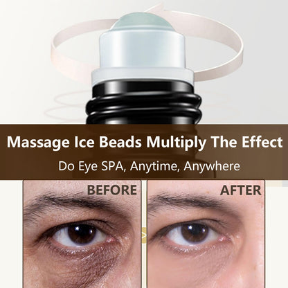 Zevorify Eye Repair Stick for Men | Caffeine Under-Eye Roller for Depuffing & Hydration | 0.34 Fl Oz