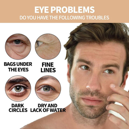 Zevorify Eye Repair Stick for Men | Cooling Under-Eye Roller, Depuff & Hydrate