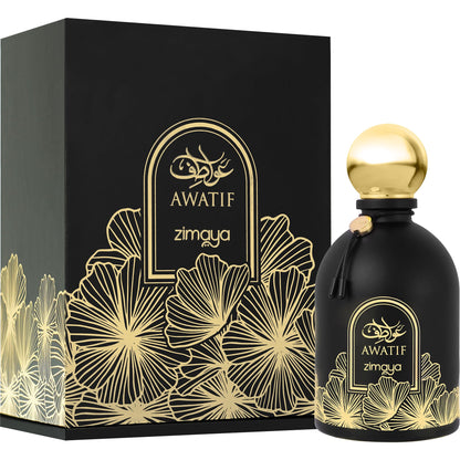 zimaya Awatif Pour Femme Eau de Parfum – 3.4 fl oz | Bold, Elegant Evening Scent