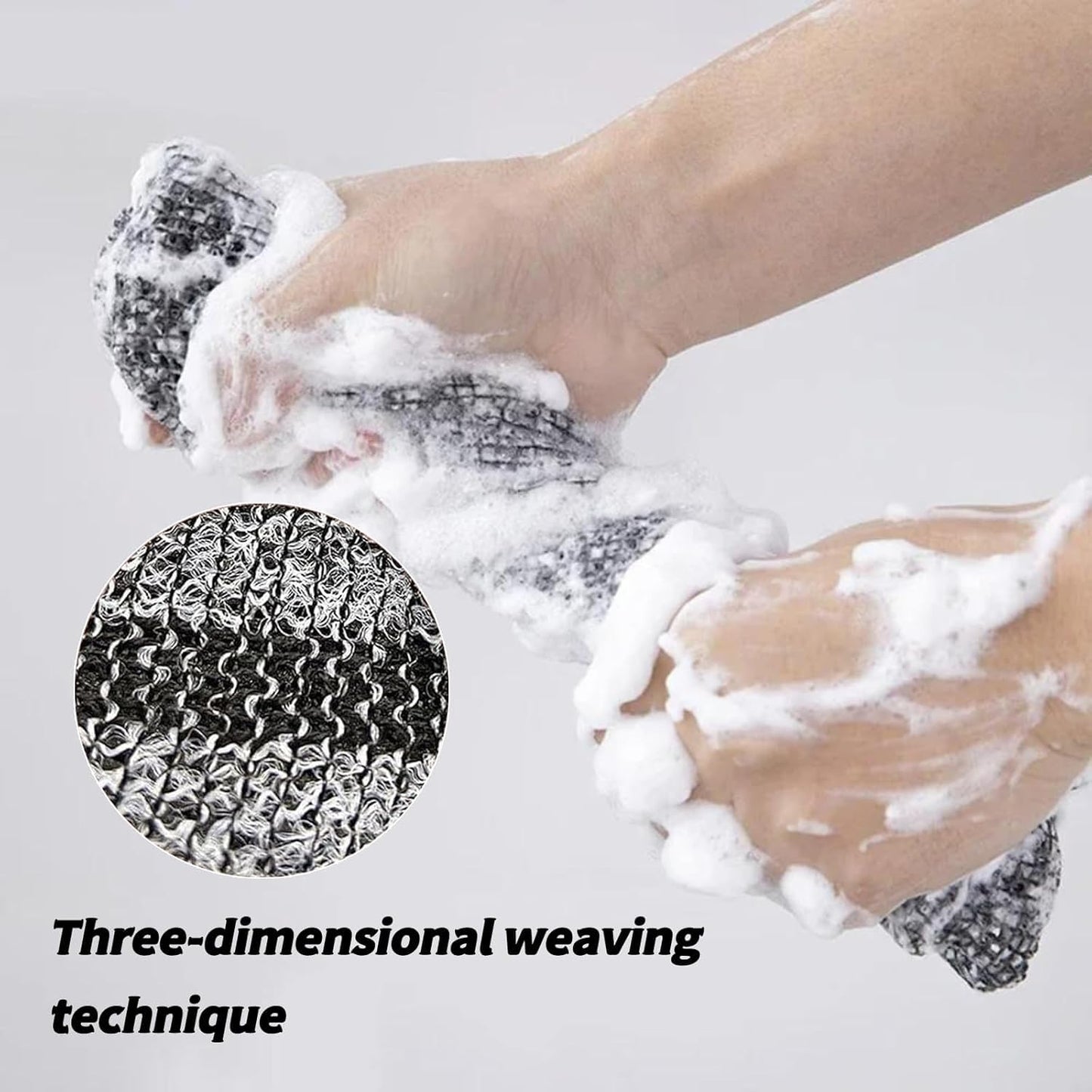 ZIVWAGX Exfoliating Shower Towel | 2-in-1 Body & Face Scrub
