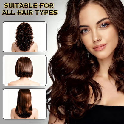 ZIXSIRP Dark Brown Hair Dye Shampoo 3-in-1 for Gray Hair – Herbal Color