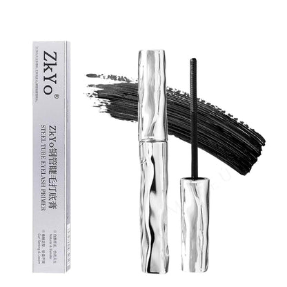 zkyo Steel Tube Eyelash Primer + Tubing Mascara — Waterproof, 3D Curl, No Flaking (0.12oz/3.5g)
