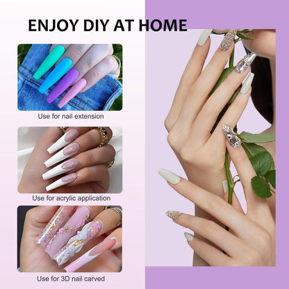 ZoCCee Acrylic Nail Brush – 100% Kolinsky Sable Hair, Salon-Grade #8