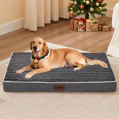 ZOMISIA XXL Dog Bed for Crate (47x29) — Extra Large Orthopedic Bed with Removable Cover