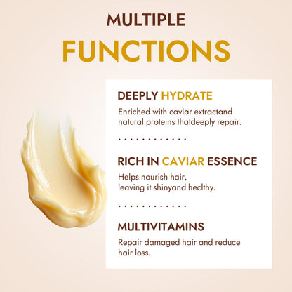 ZPX Orvian Caviar Hair Mask – Deep Repair & Moisture for Dry, Coarse, Damaged Hair