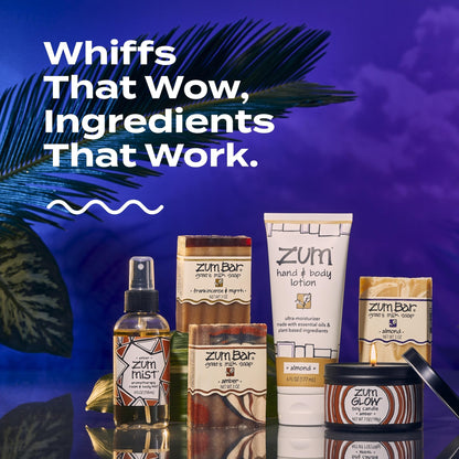 Zum Indigo Wild Goat Milk Soap Bar with Frankincense Blends - 3 oz, 3 Pack - Cruelty-Free & Natural Oils