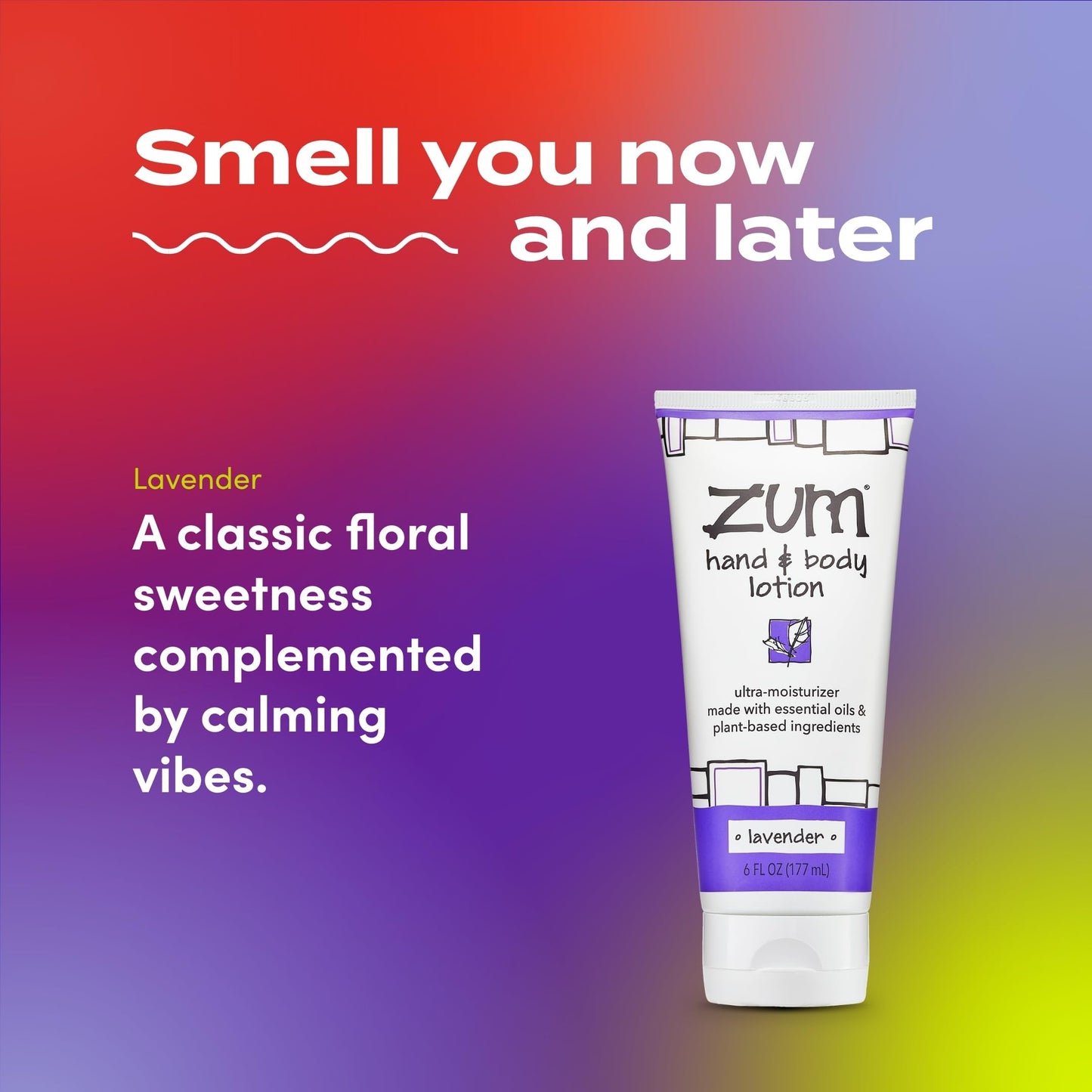 Zum Indigo Wild Hand & Body Lotion Lavender Scent 2-Pack 6 oz