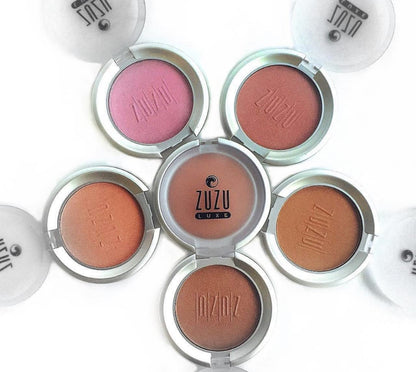 Zuzu Luxe Mineral Blush Samba – Light Bronze with Warm Shimmer | Natural, Paraben-Free, Vegan, Cruelty-Free, Non-GMO