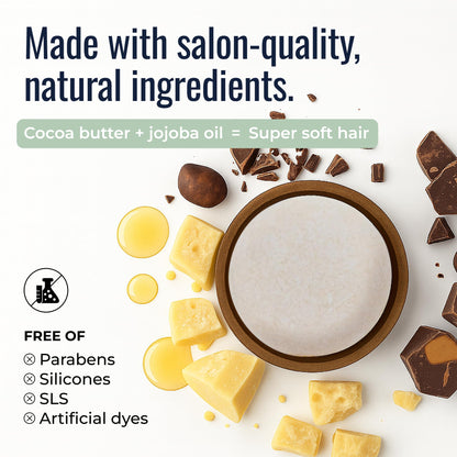ZWS Essentials Peppermint Breeze Shampoo Bar – Vegan Solid, Zero Waste Care for Oily Hair