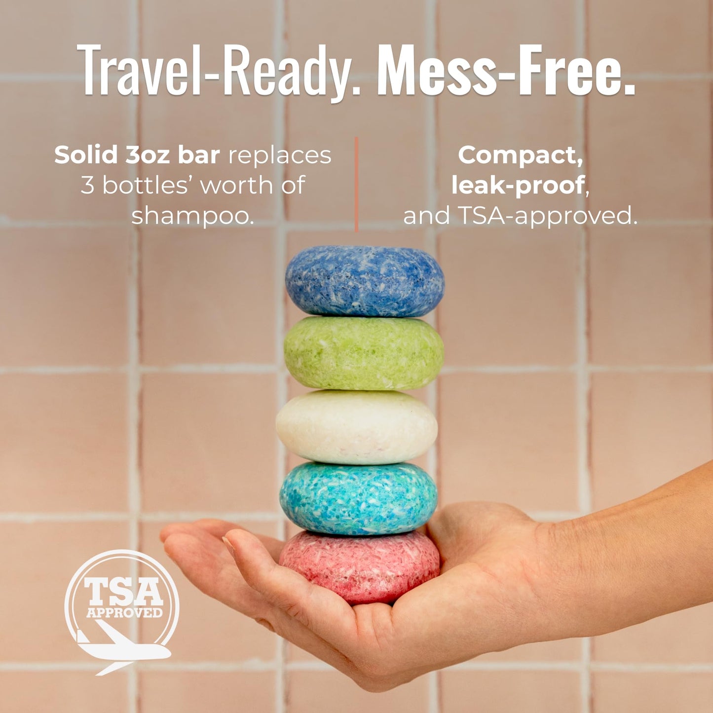 ZWS Essentials Simply Unscented Shampoo Bar — Fragrance-Free Vegan Solid Hair Cleanser