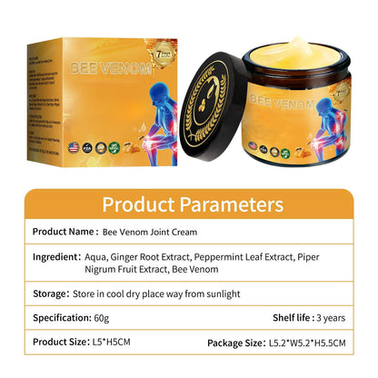 ZXZTSM 2-Pack Bee Venom Joint Relief Cream for Knees, Back & More