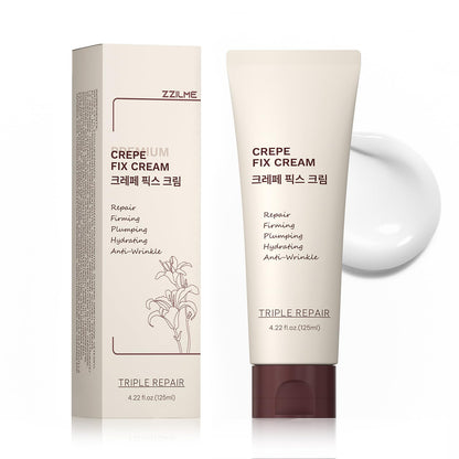 ZZILME Moisturizing Crepe Fix Cream – Tightens Face, Neck & Body | 4.23 oz